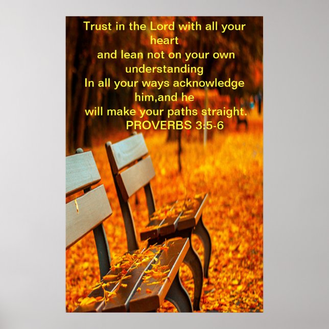 Trust in the Lord Poster (Front)