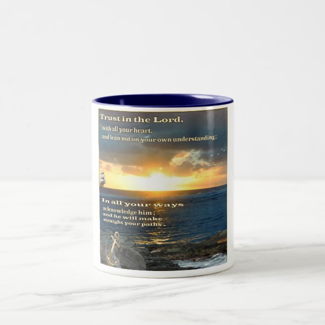 Trust in the Lord proverbs 3:5-6 mug (Center)