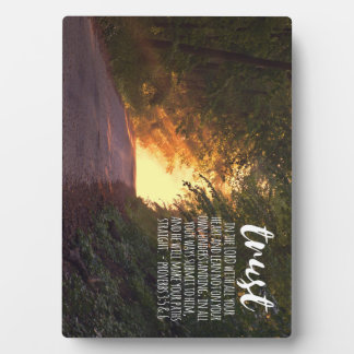 Trust in the Lord Proverbs 3:5-6 Plaque