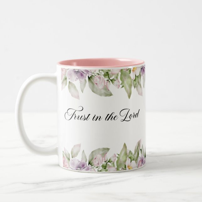 Trust in the Lord Scripture Mug (Left)