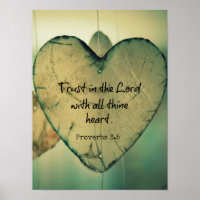Trust in the Lord with all thine Heart Bible Verse