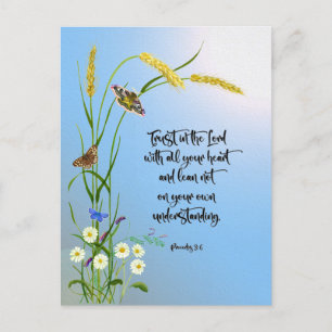 Trust in the Lord with all your heart Postcard