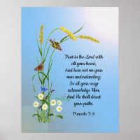 Trust in the Lord with all your heart Poster
