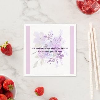 Trust in the next step napkin