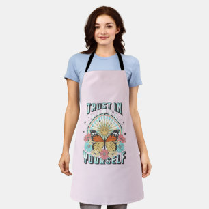 Trust in Yourself   Celestial Sun and Butterfly Apron