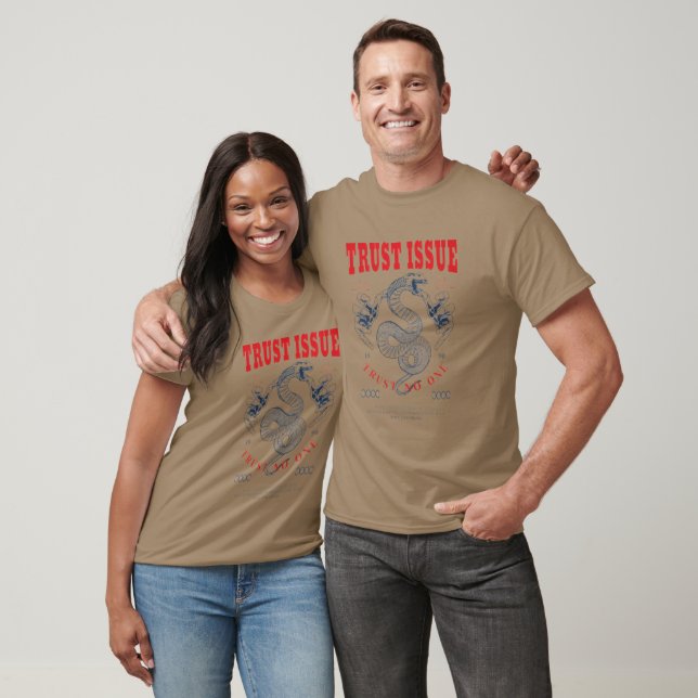 "Trust Issue" Couple's Graphic T-Shirts - Snake (Unisex)