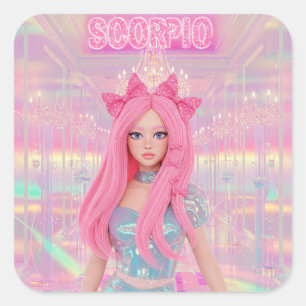 Trust Issues in Lip Gloss Square Sticker