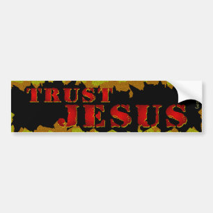 Trust Jesus Bumper Sticker