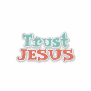 ‘Trust JESUS’ Christian Quote 