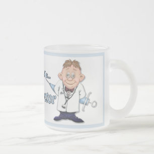 Trust Me Doc Frosted Glass Coffee Mug