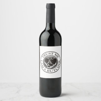 Trust me, I am a Butcher T-bone Wine Label
