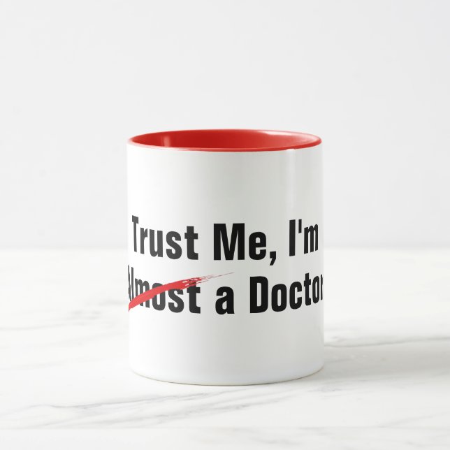 trust me i am a doctor medical pun funny mug (Center)