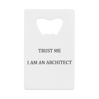 Trust me I am an Architect