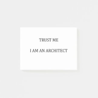 Trust me I am an Architect Post-it Notes