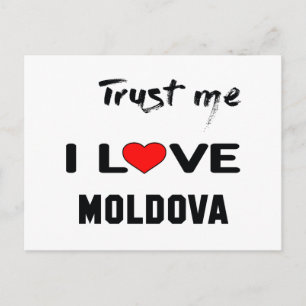 Trust me I love Moldova. Postcard