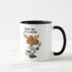 Trust me! i´m á doctor choose background colour mug