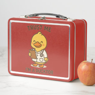 Trust Me, I’m a Ducktor Metal Lunch Box