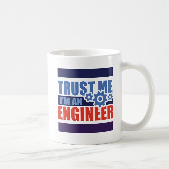trust me i' m year engineer 3d.png coffee mug (Right)