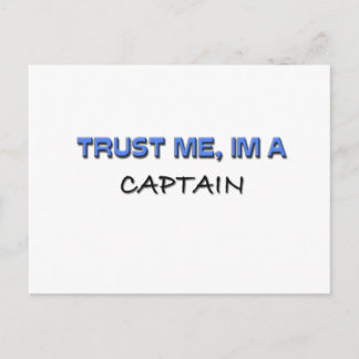 Trust Me I'm a Captain Postcard