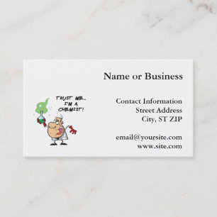 Trust Me, I'm a Chemist Business Card