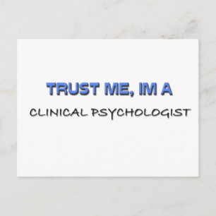 Trust Me I'm a Clinical Psychologist Postcard
