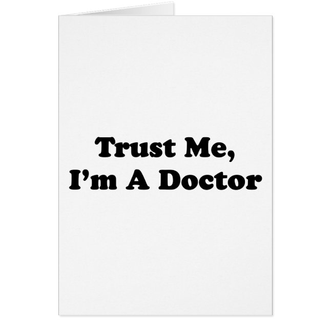 Trust Me, I'm A Doctor (Front)