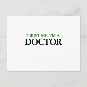 Trust Me, I'm A Doctor Postcard