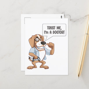 Trust Me Im a Doctor  Postcard