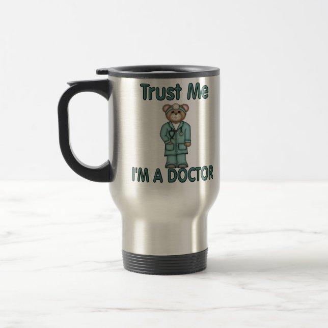 Trust Me, I'm a Doctor Travel Mug (Left)