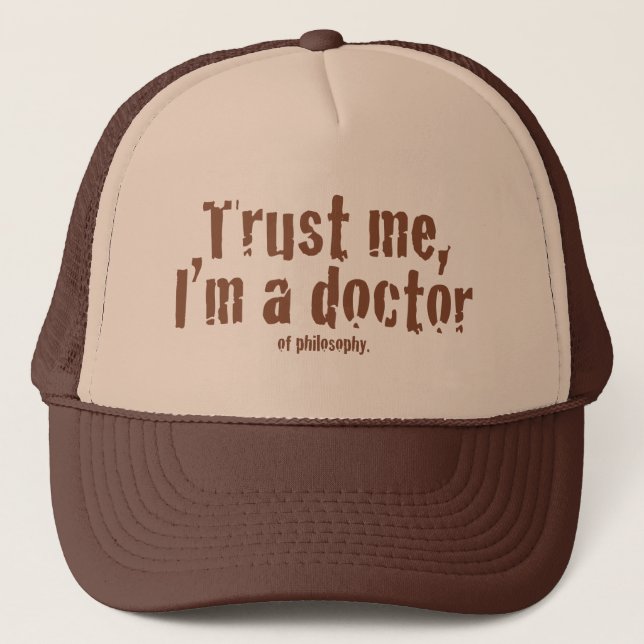 Trust me, I'm a doctor... Trucker Hat (Front)