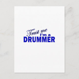 Trust Me I'm a Drummer Postcard