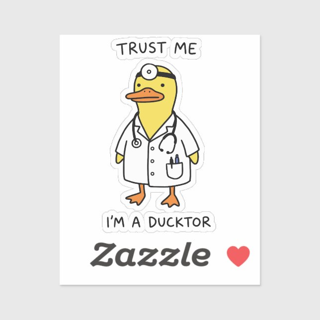 Trust Me I'm A Ducktor - Funny Duck Doctor (Sheet)