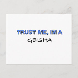 Trust Me I'm a Geisha Postcard