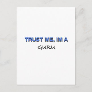 Trust Me I'm a Guru Postcard