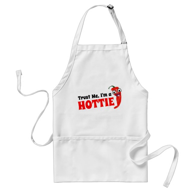 TRUST ME, I'M A HOTTIE STANDARD APRON (Front)