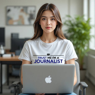 TRUST ME I'M A JOURNALIST Tri-Blend SHIRT