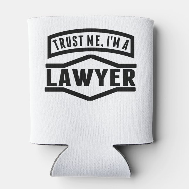 Trust Me I'm A Lawyer Can Cooler (Back)