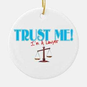 Trust Me I'm A Lawyer Ornament
