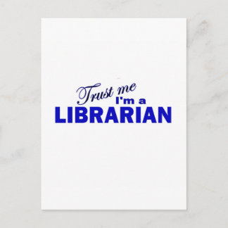 Trust Me I'm a Librarian Postcard