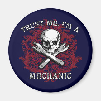 Trust Me I'm a Mechanic Apparel, Travel Mugs, Gift Magnet