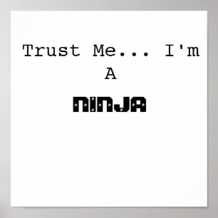 Trust Me... I'm A, NINJA Poster