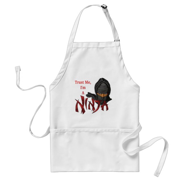 Trust Me I'm A Ninja Standard Apron (Front)
