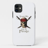Trust Me I'm A Pirate Skull and Swords Funny