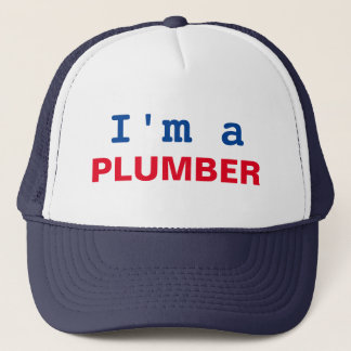 Trust Me I'm a Plumber Work Job Custom Trucker Hat