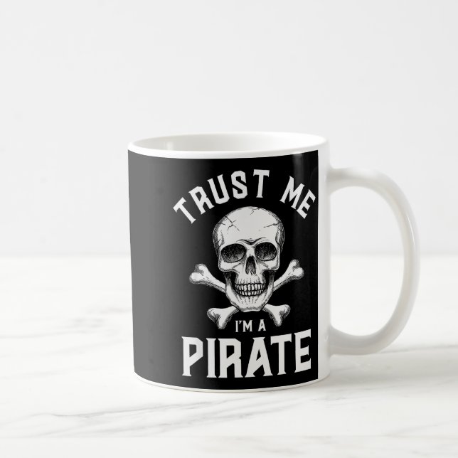 Trust Me I'm A Rate - Funny Skull Crossbones Boote Coffee Mug (Right)