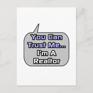 Trust Me .. I'm a Realtor Postcard