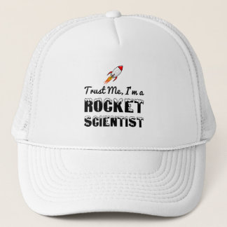 TRUST ME, I'M A ROCKET SCIENTIST TRUCKER HAT