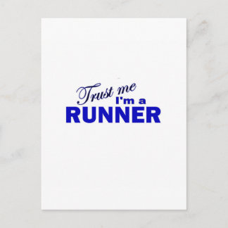 Trust Me I'm a Runner Postcard