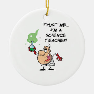 Trust Me... I'm a Science Teacher Ceramic Tree Decoration