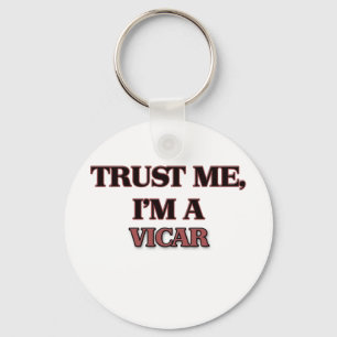 Trust Me I'm A VICAR Key Ring